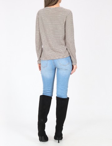 Bluza Zara, alb/negru