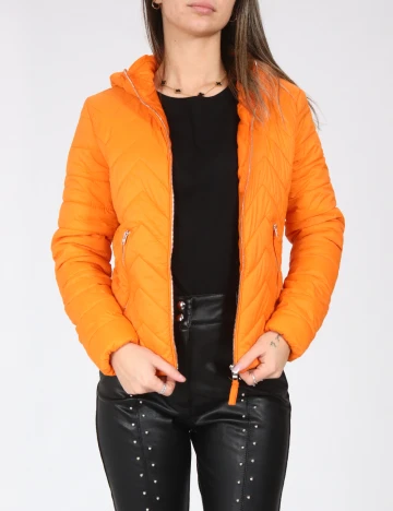 Geaca Bershka, portocaliu