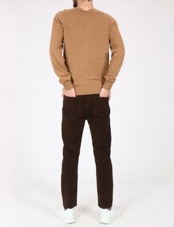 Pantaloni Zara, maro