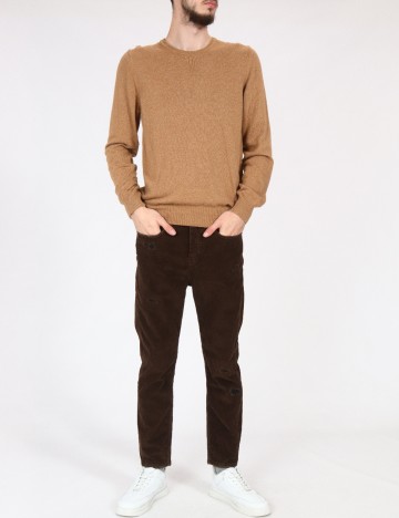 Pantaloni Zara, maro