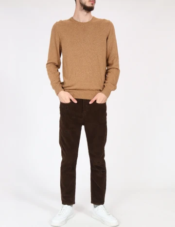 Pantaloni Zara, maro