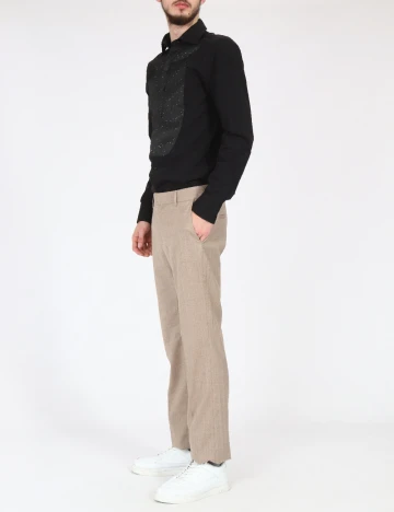 Pantaloni Zara, maro