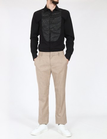 Pantaloni Zara, maro