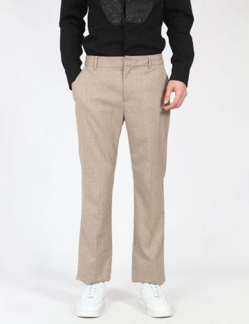 Pantaloni Zara, maro