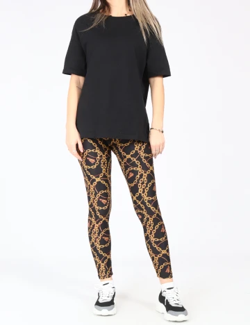 Colanti Zara, negru/galben