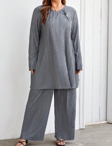 
						Compleu SHEIN CURVE, gri