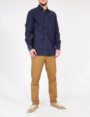 Camasa Zara, bleumarin