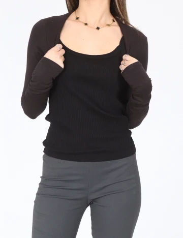 Bolero Bershka, maro inchis