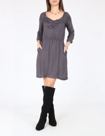 Rochie scurta Zara, gri