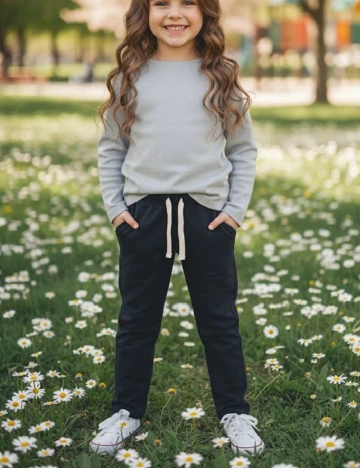 Pantaloni Zara, bleumarin