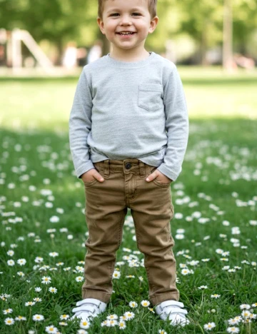 Pantaloni Zara, maro