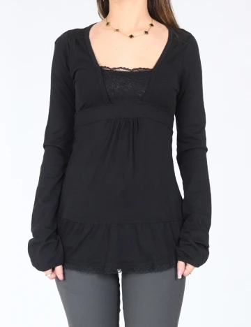 Bluza Bershka, negru