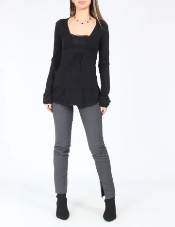 Bluza Bershka, negru