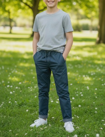 
						Pantaloni Zara, bleumarin