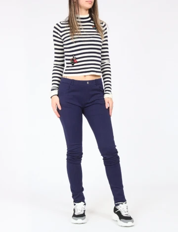 Pantaloni Zara, bleumarin