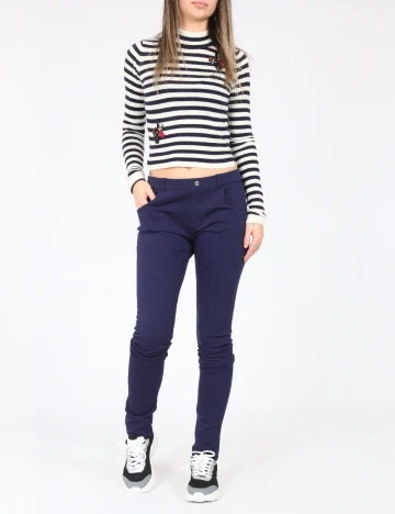Pantaloni Zara, bleumarin