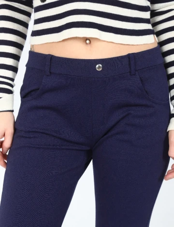 Pantaloni Zara, bleumarin