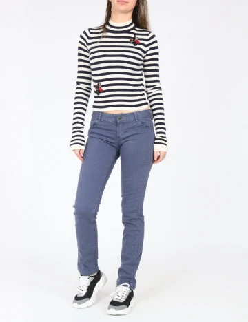 Pantaloni Zara, albastru