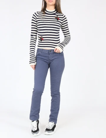 Pantaloni Zara, albastru