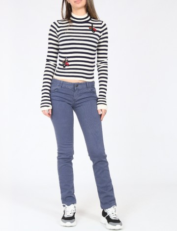 
						Pantaloni Zara, albastru