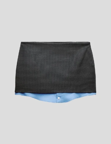 Fusta Zara, gri inchis