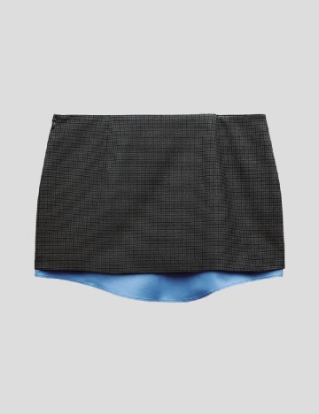 Fusta Zara, gri inchis