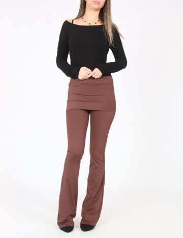 Pantaloni Zara, maro