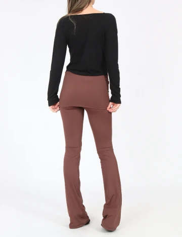 Pantaloni Zara, maro