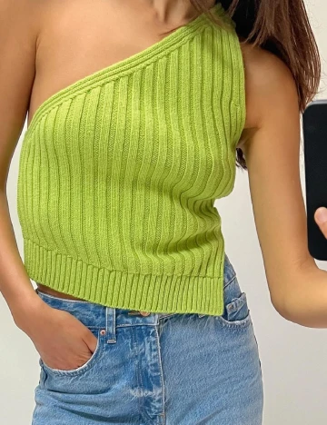 Top Zara, verde