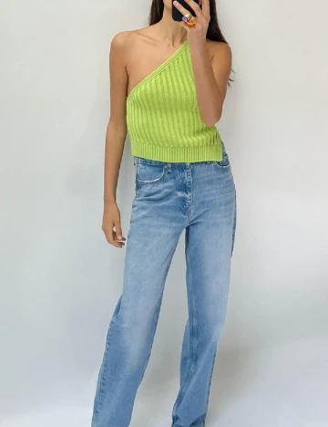 Top Zara, verde