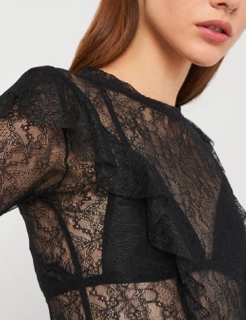 Bluza Bershka, negru