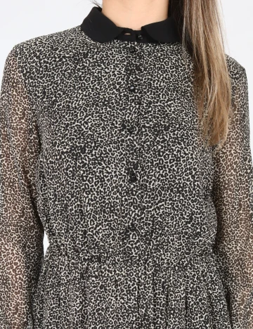 Rochie scurta Zara, animal print