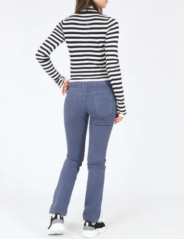 Bluza Zara, albastru/alb