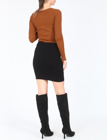 Fusta Bershka, negru