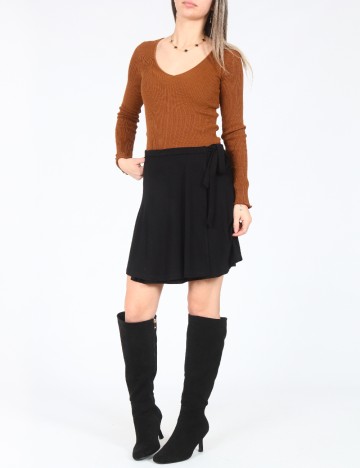 Fusta Bershka, negru