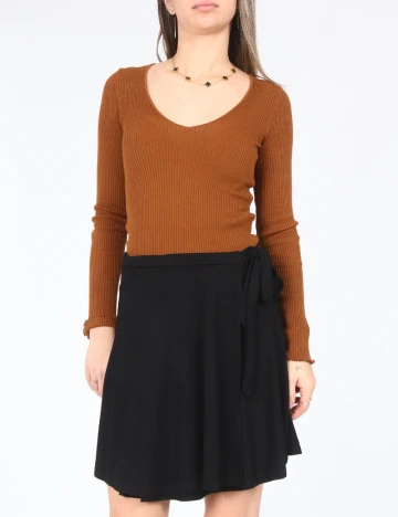 Fusta Bershka, negru