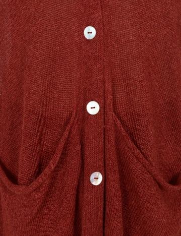 Vesta oversize Zara, caramiziu