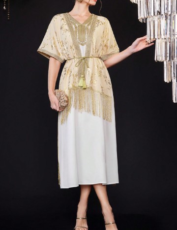 
						Rochie medie SHEIN, alb