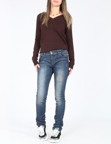 
						Blugi Zara, albastru