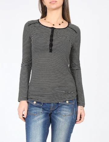 Bluza Pull&Bear, negru