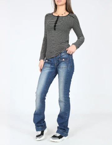 Bluza Pull&Bear, negru