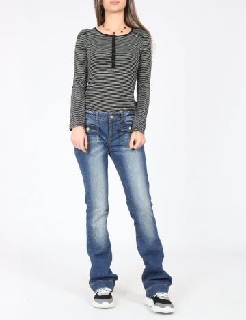 Bluza Pull&Bear, negru