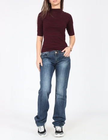 Bluza Pull&Bear, visiniu