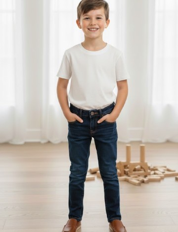 
						Blugi Zara, bleumarin