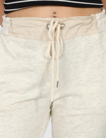Pantaloni Pull&Bear, ecru