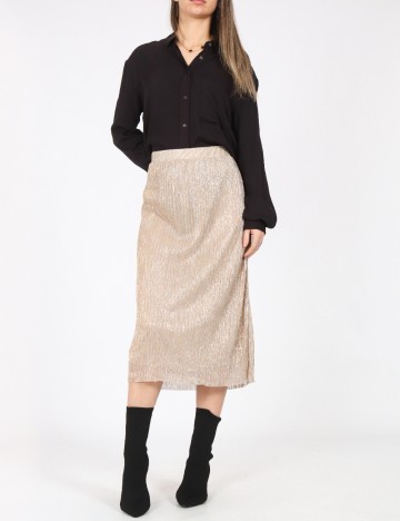 Fusta Pull&Bear, crem