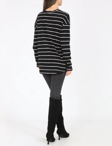 Bluza Pull&Bear, negru
