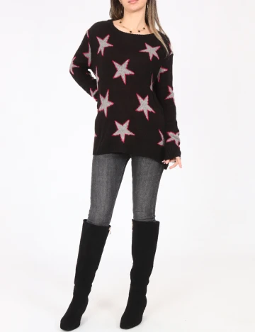 Pulover Bershka, negru