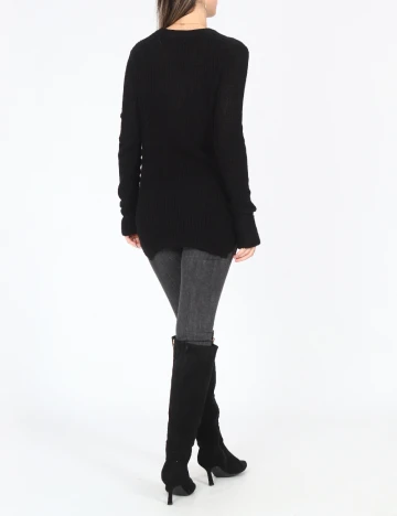 Pulover Pull&Bear, negru