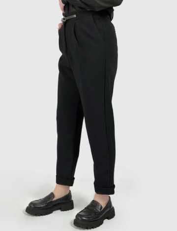 Pantaloni Pull&Bear, negru